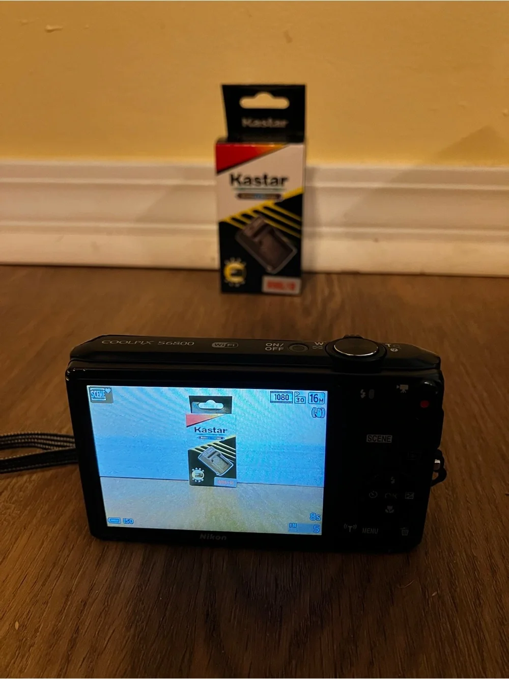 Nikon Coolpix Compact Digital Camera New Battery 8 GB SD card